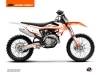 KTM 250 SX Dirt Bike Replica Thomas Corsi 2020 Graphic Kit Orange