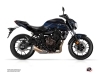 Yamaha MT 07 Street Bike Replica Graphic Kit Black Blue