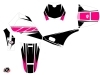 Yamaha PW 80 Dirt Bike Replica Graphic Kit Pink