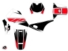 Yamaha PW 80 Dirt Bike Replica Graphic Kit Red