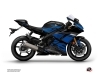 Kit Déco Moto Replica Yamaha R6 Noir Bleu