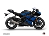 Yamaha R6 Street Bike Replica Graphic Kit Black Blue