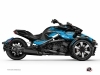 Can Am Spyder F3 Roadster Replica Graphic Kit Blue