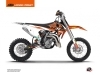 KTM 65 SX Dirt Bike Replica Tixier Team VHR 2018-2019 Graphic Kit