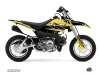 Kit Déco Moto Cross Replica Yamaha TTR 50 Jaune