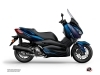 Kit Déco Maxiscooter Replica Yamaha XMAX 400 Bleu Noir