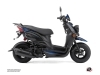 Kit Déco Scooter Replica Yamaha BWS 50 - ZUMA 50F Noir Bleu