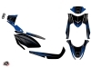 Yamaha ZUMA 50FX Scooter Replica Graphic Kit Black Blue