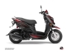 Yamaha ZUMA 50FX Scooter Replica Graphic Kit Black Red