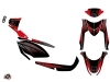 Yamaha ZUMA 50FX Scooter Replica Graphic Kit Black Red