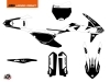 KTM 125 SX Dirt Bike Retro Graphic Kit Black