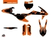 KTM 125 SX Dirt Bike Retro Graphic Kit Orange