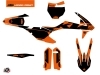 KTM 150 SX Dirt Bike Retro Graphic Kit Orange