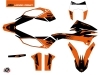 Kit Déco Moto Cross Retro KTM 690 ENDURO R Orange