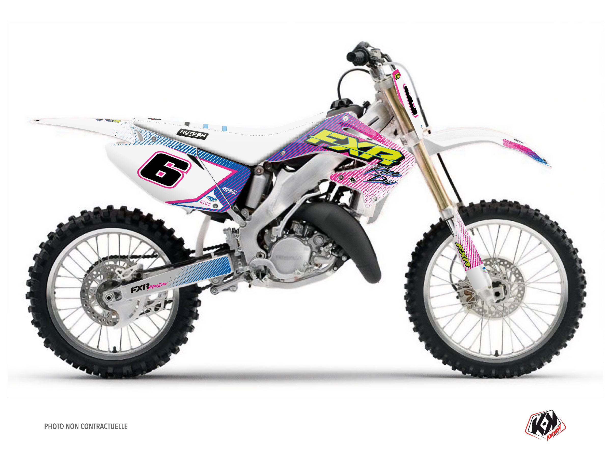 Honda Cr 250 Dirt Bike Fxr Retro Graphic Kit