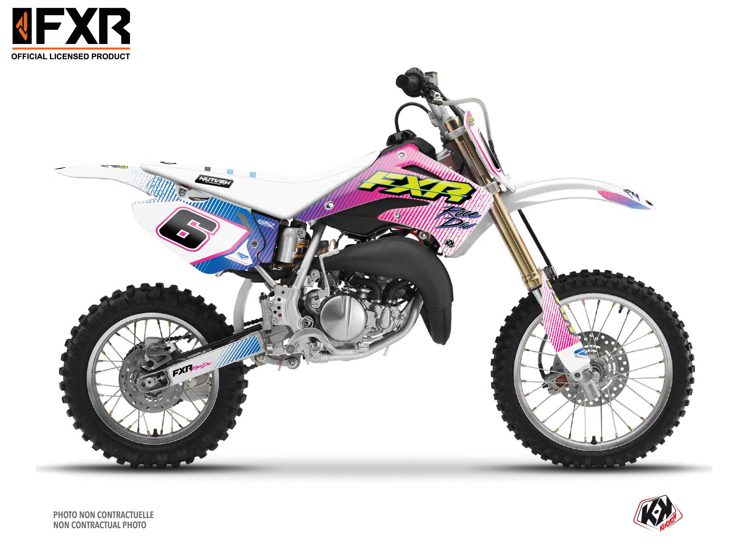 Honda Cr 85 Dirt Bike Fxr Retro Graphic Kit