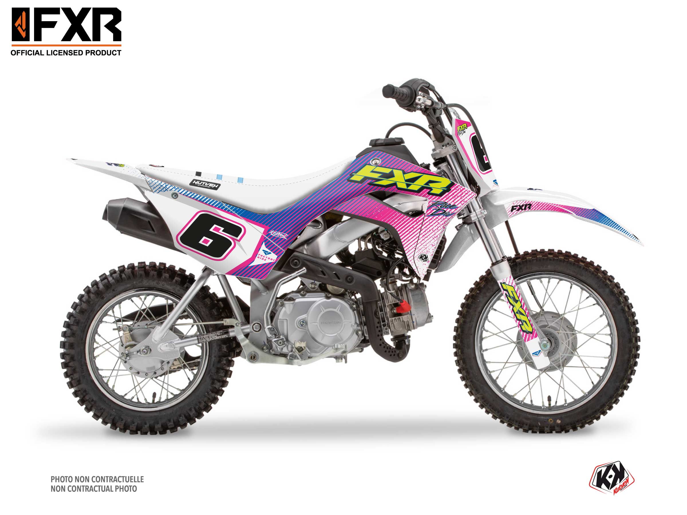 Honda Crf 110 F Dirt Bike Fxr Retro Graphic Kit