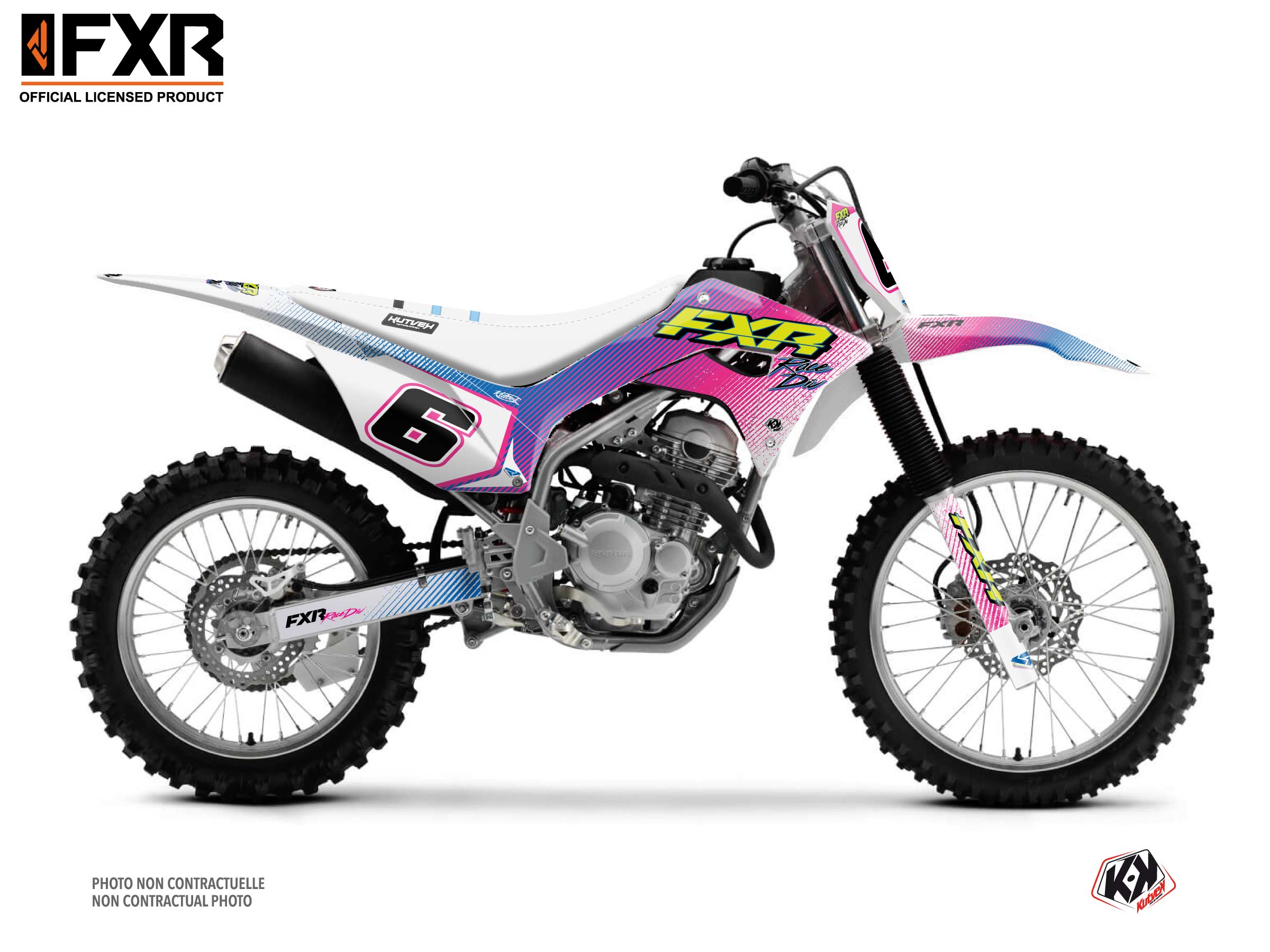 Kit Déco Motocross Fxr Retro Honda Crf 250 F