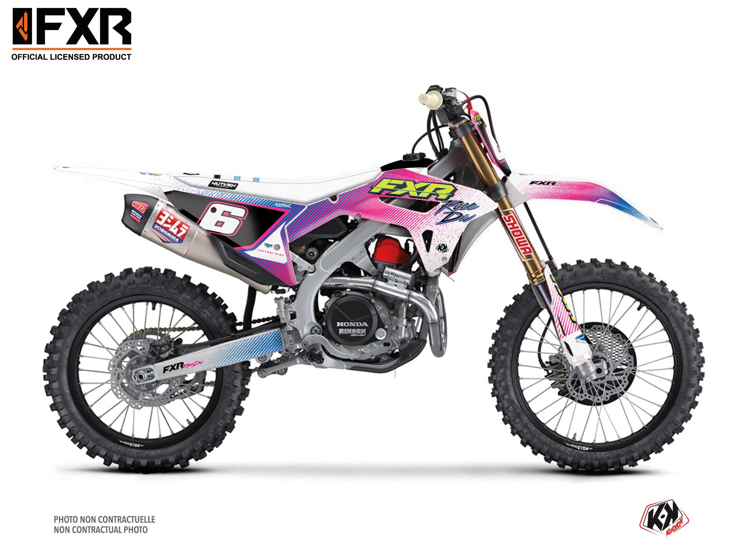 Kit Déco Motocross Fxr Retro Honda Crf 250 R