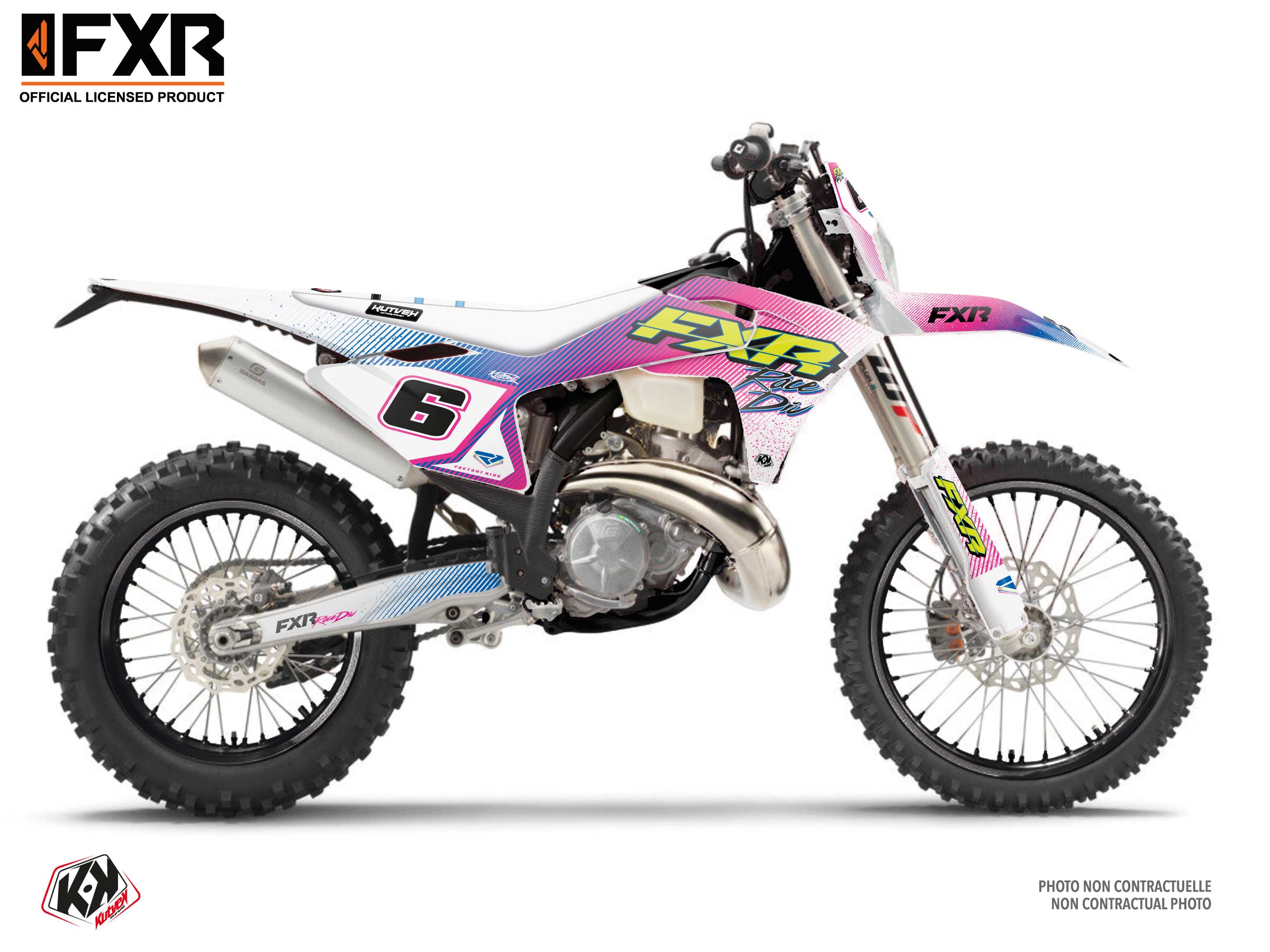 Gasgas Ecf Dirt Bike Fxr Retro Graphic Kit