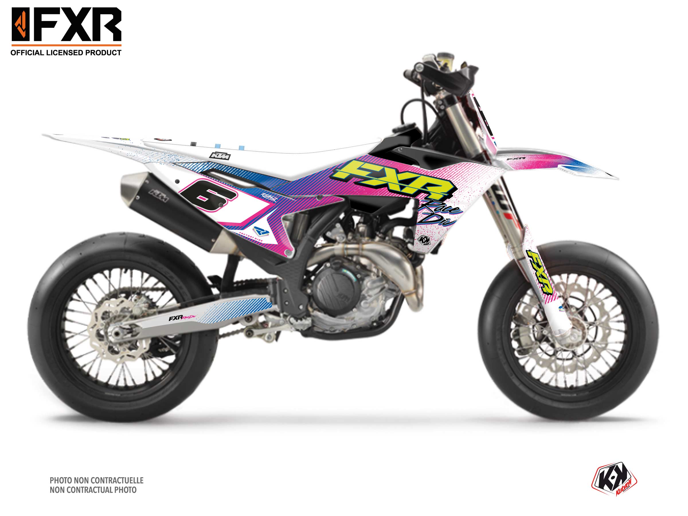 Ktm Smr 450 Dirt Bike Fxr Retro Graphic Kit
