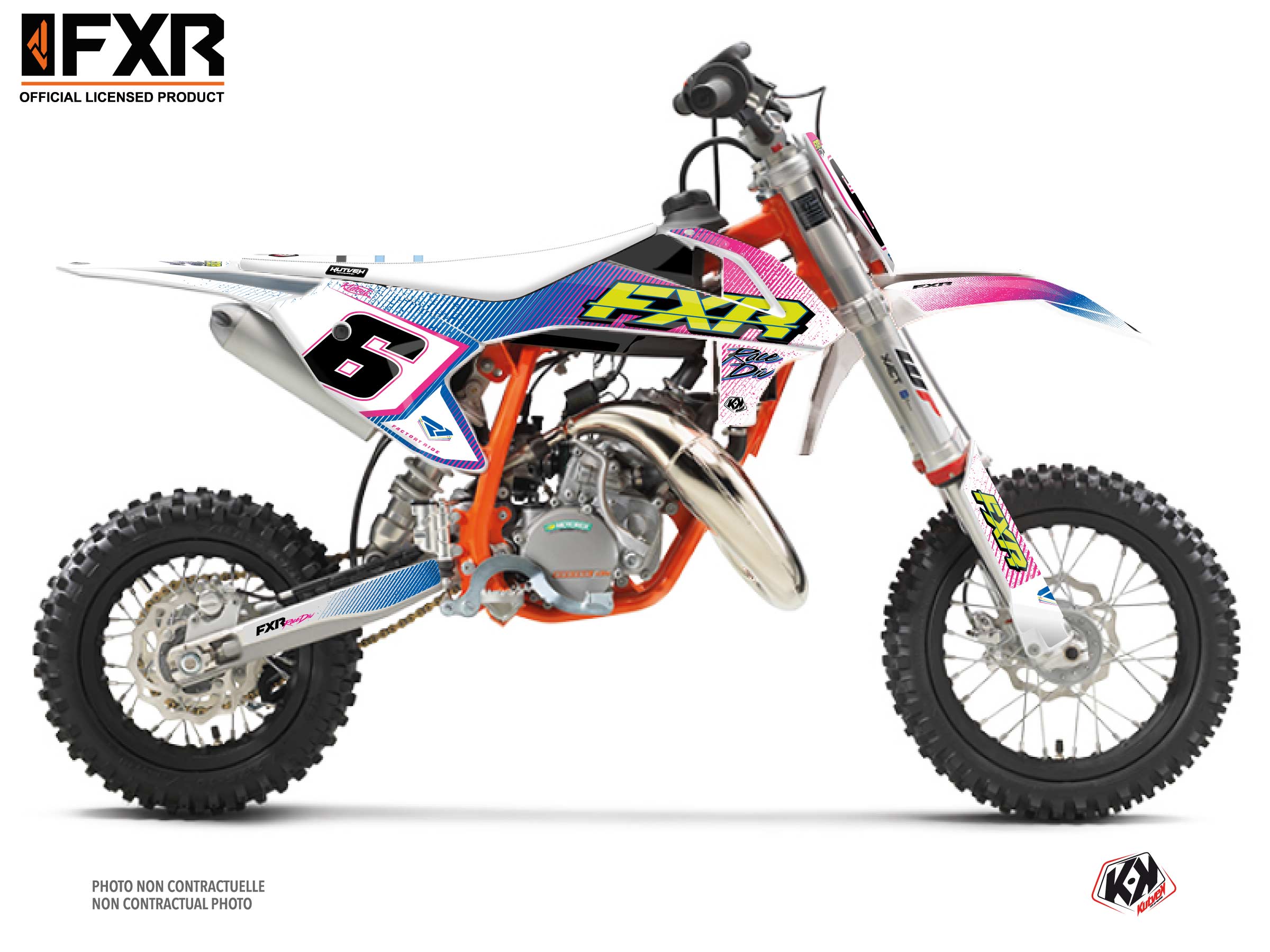 Ktm Sx 50 Dirt Bike Fxr Retro Graphic Kit