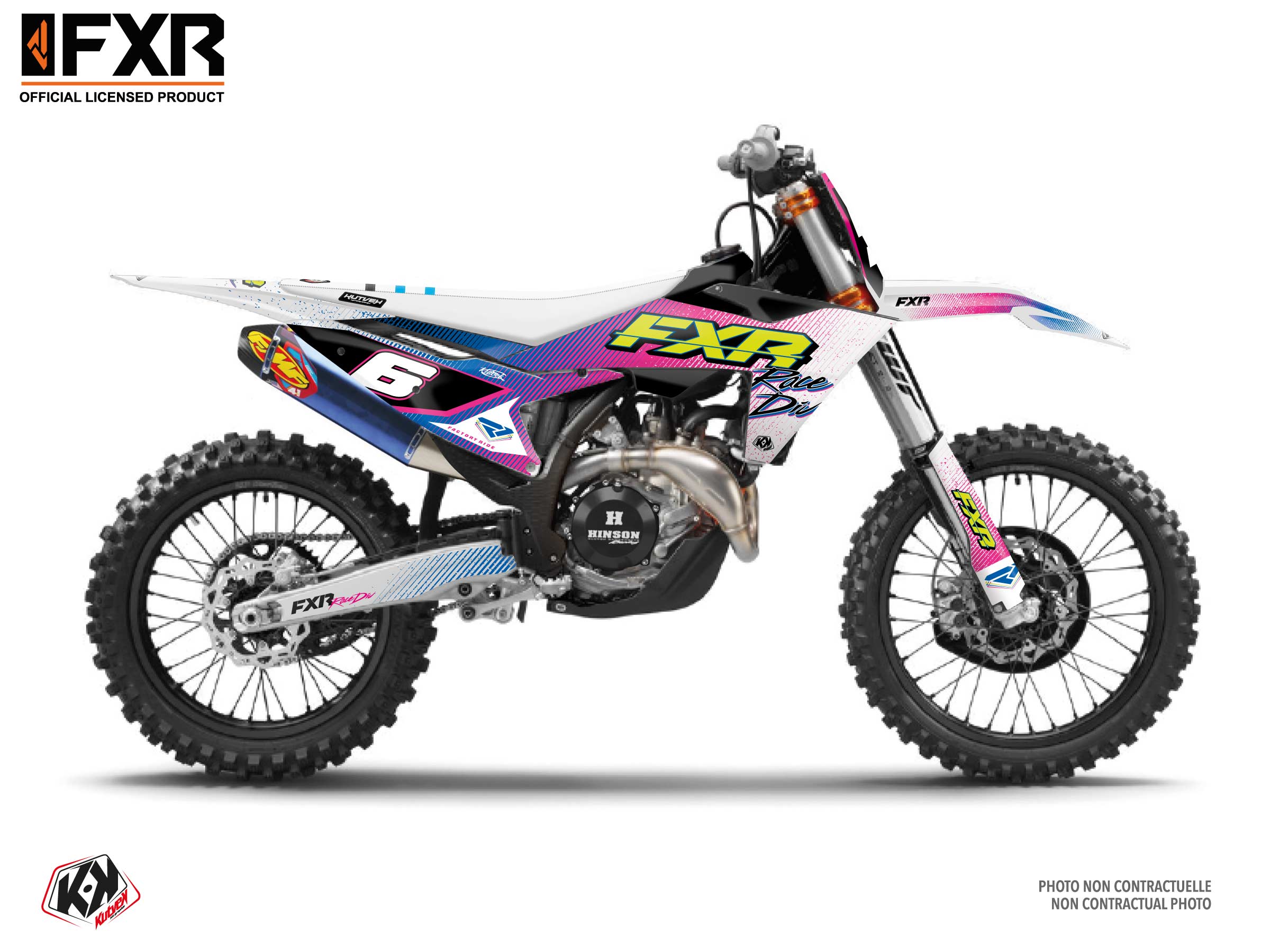 Ktm Sx 250 F Dirt Bike Fxr Retro Graphic Kit