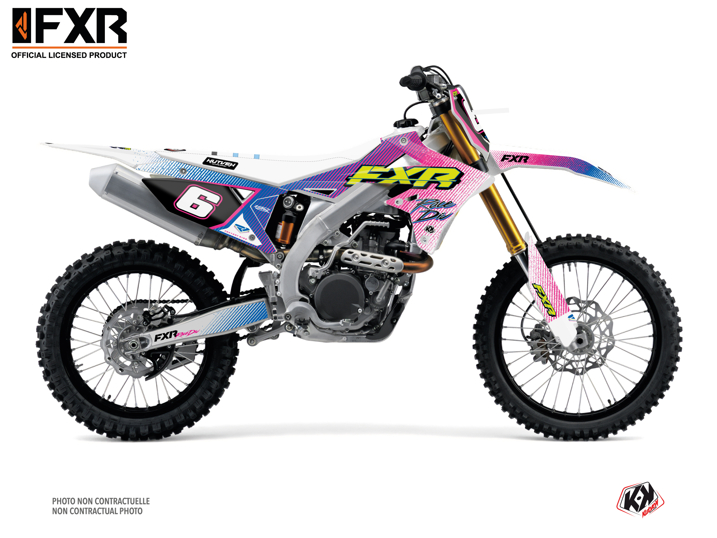 Suzuki Rm-z 250 Dirt Bike Fxr Retro Graphic Kit