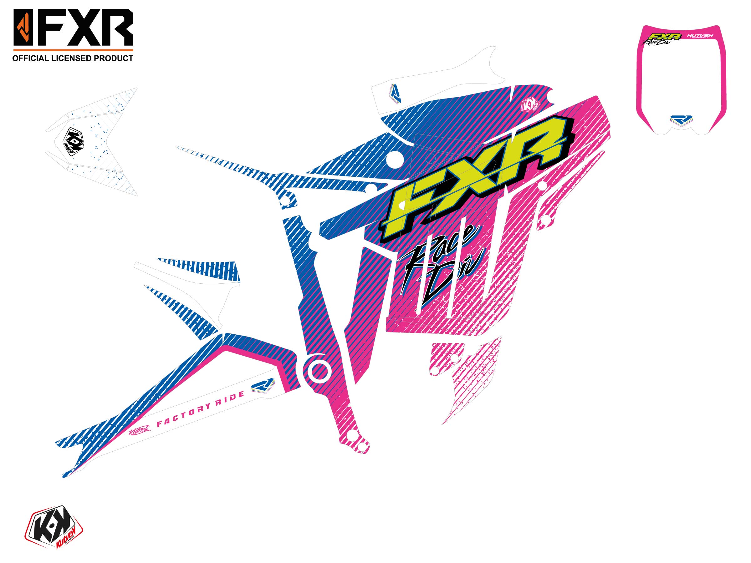 Talaria Sting Dirt Bike Fxr Retro Graphic Kit
