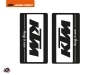 Graphic Kit Fork protection stickers Retro Dirt Bike KTM SX-SXF EXC-EXCF Black