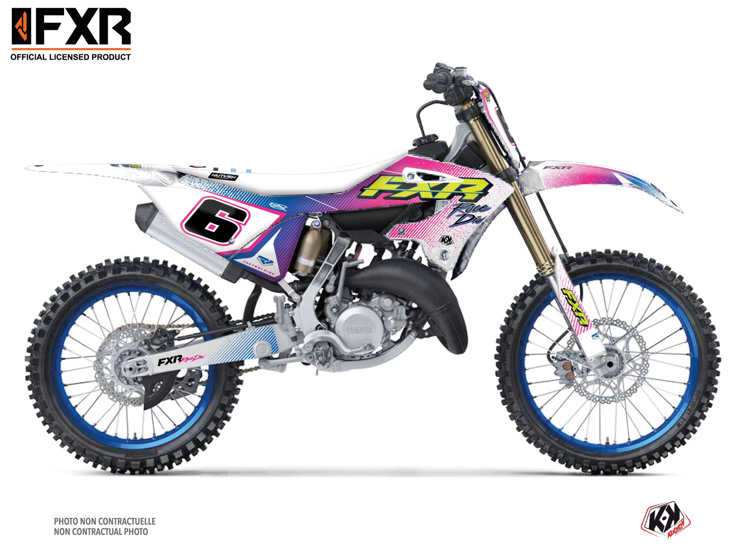 Kit Déco Motocross Fxr Retro Yamaha Yz 250