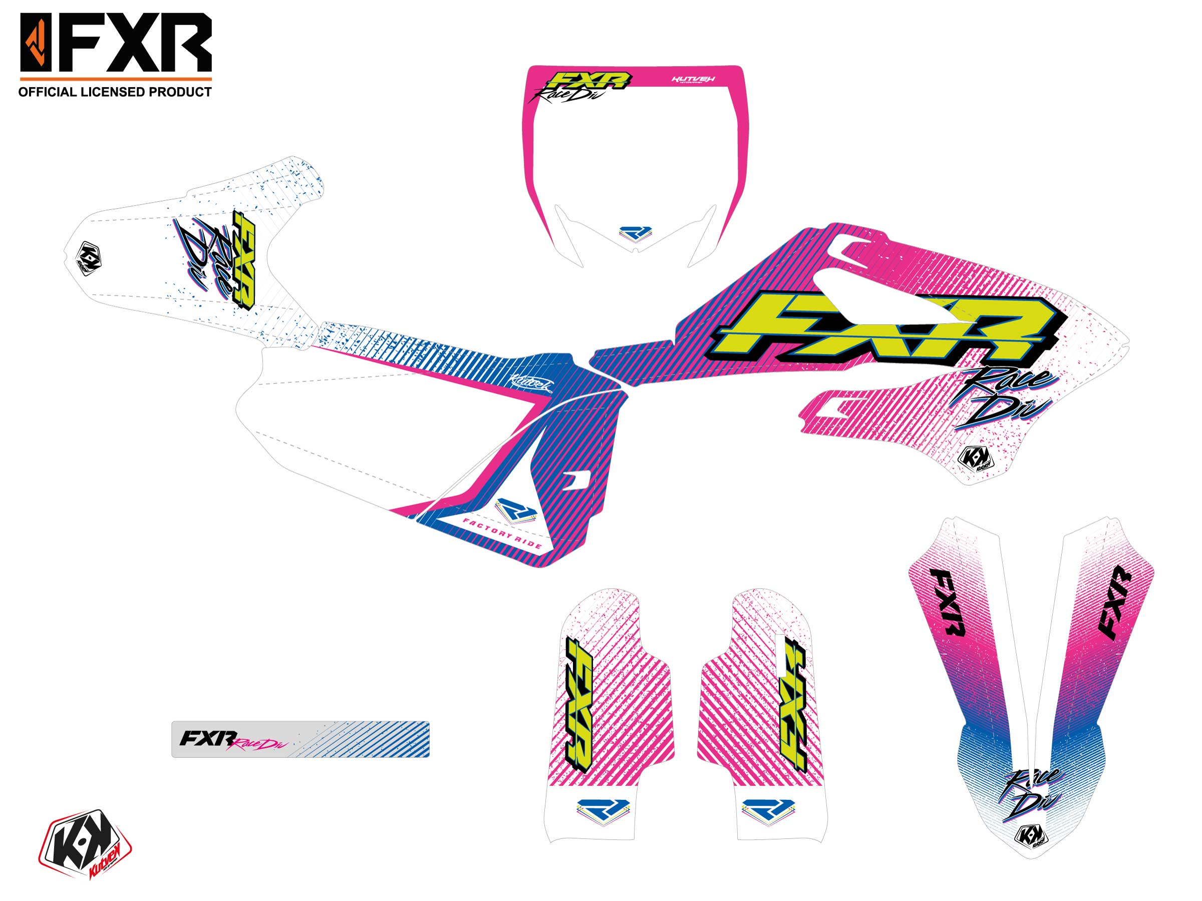 Yamaha Yz 85 Dirt Bike Fxr Retro Graphic Kit