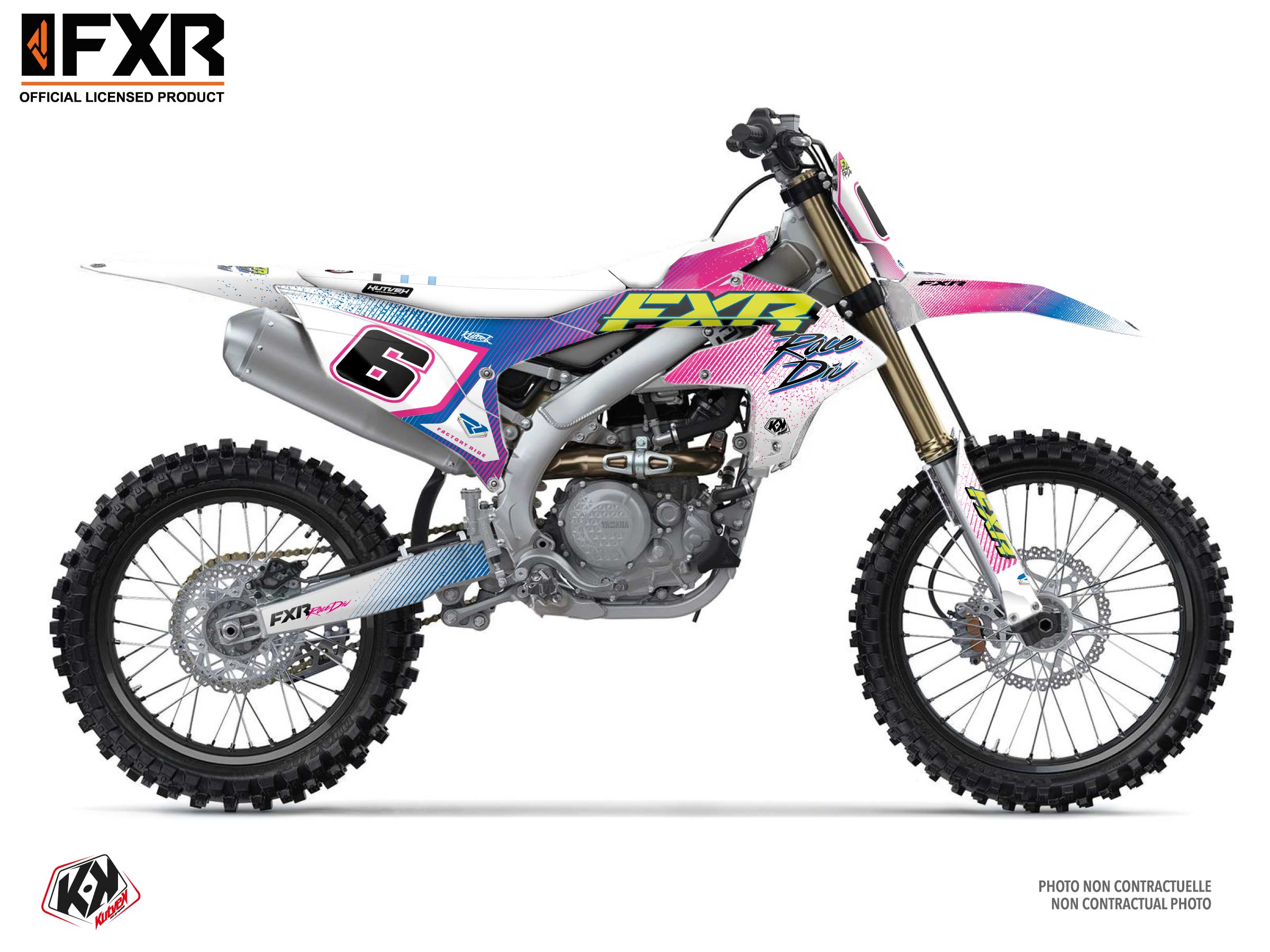 Yamaha Yz 450 F Dirt Bike Fxr Retro Graphic Kit