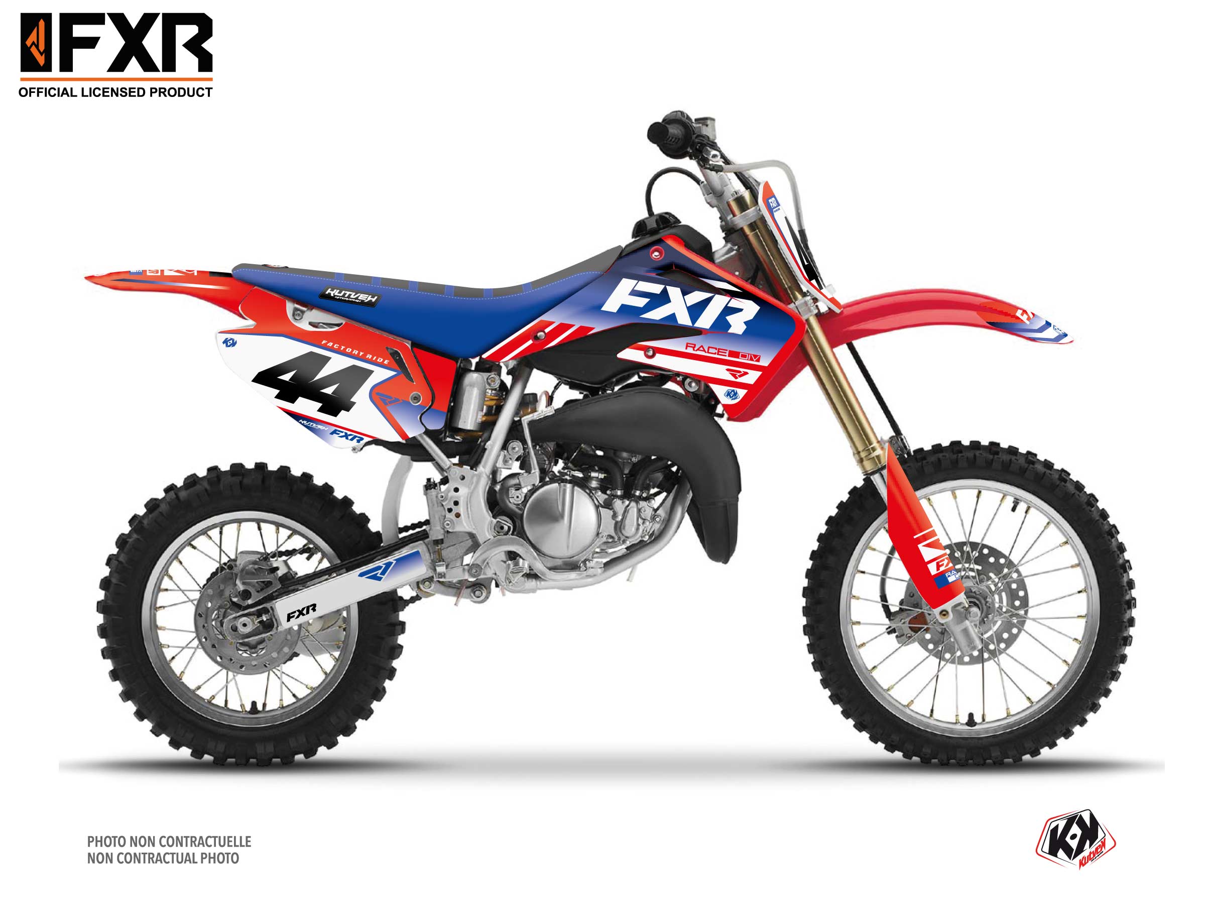 Kit Déco Motocross Fxr Revo Honda Cr 85 Rouge