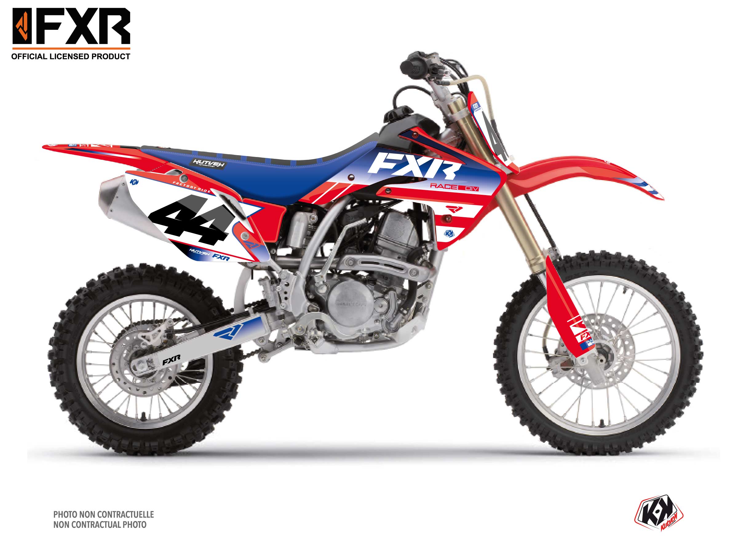 Kit Déco Motocross Fxr Revo Honda Crf 150 R Rouge