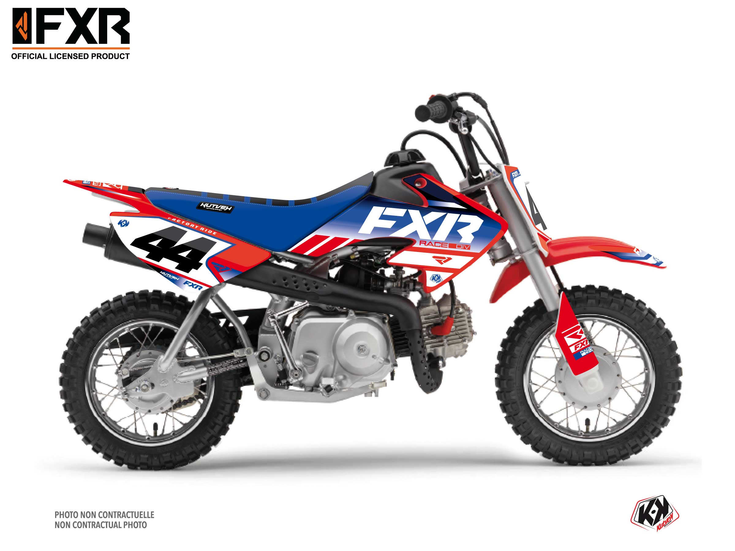 Kit Déco Motocross Fxr Revo Honda Crf 50 Rouge