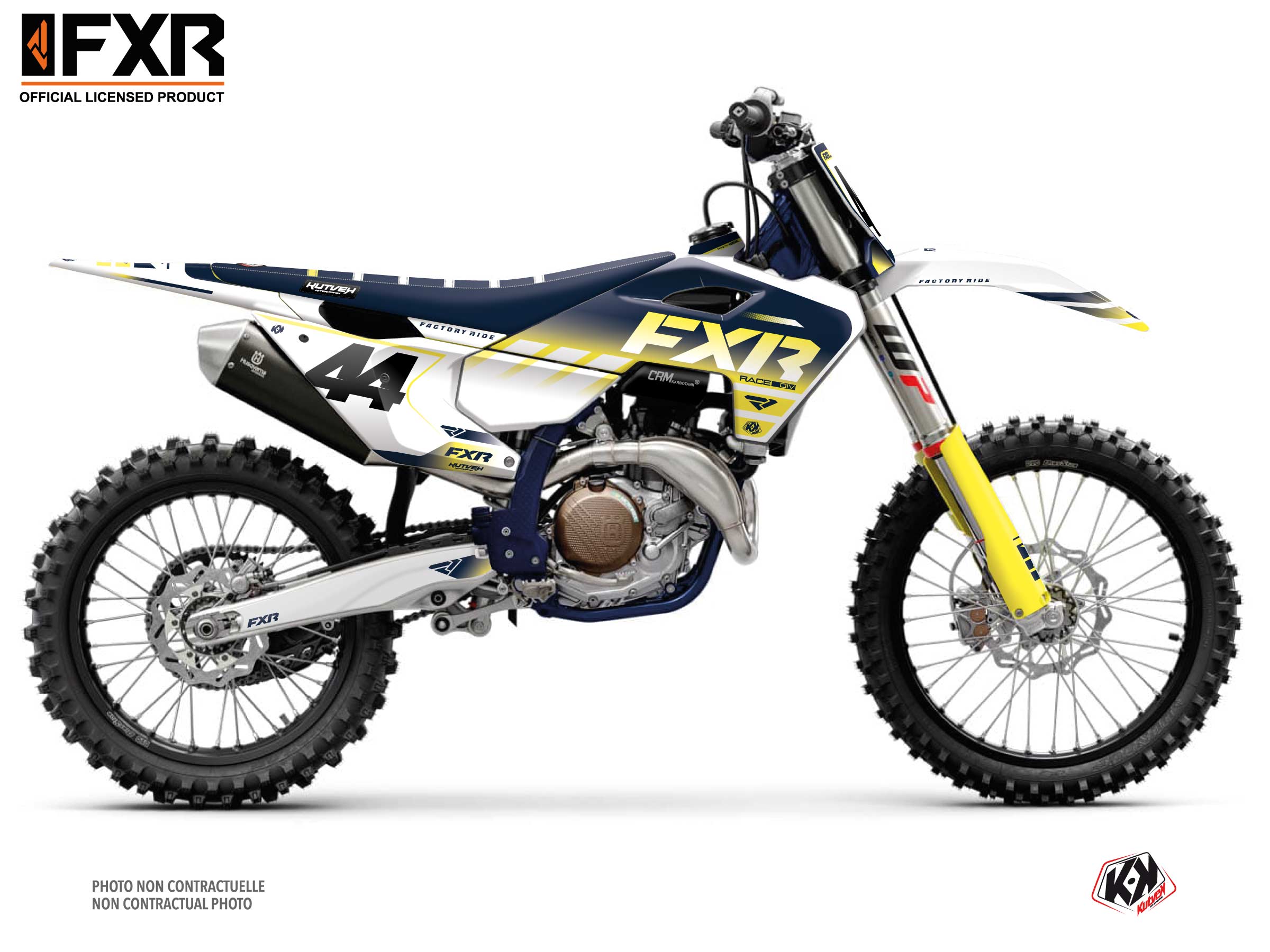 Husqvarna Fc 350 Dirt Bike Fxr Revo Graphic Kit White