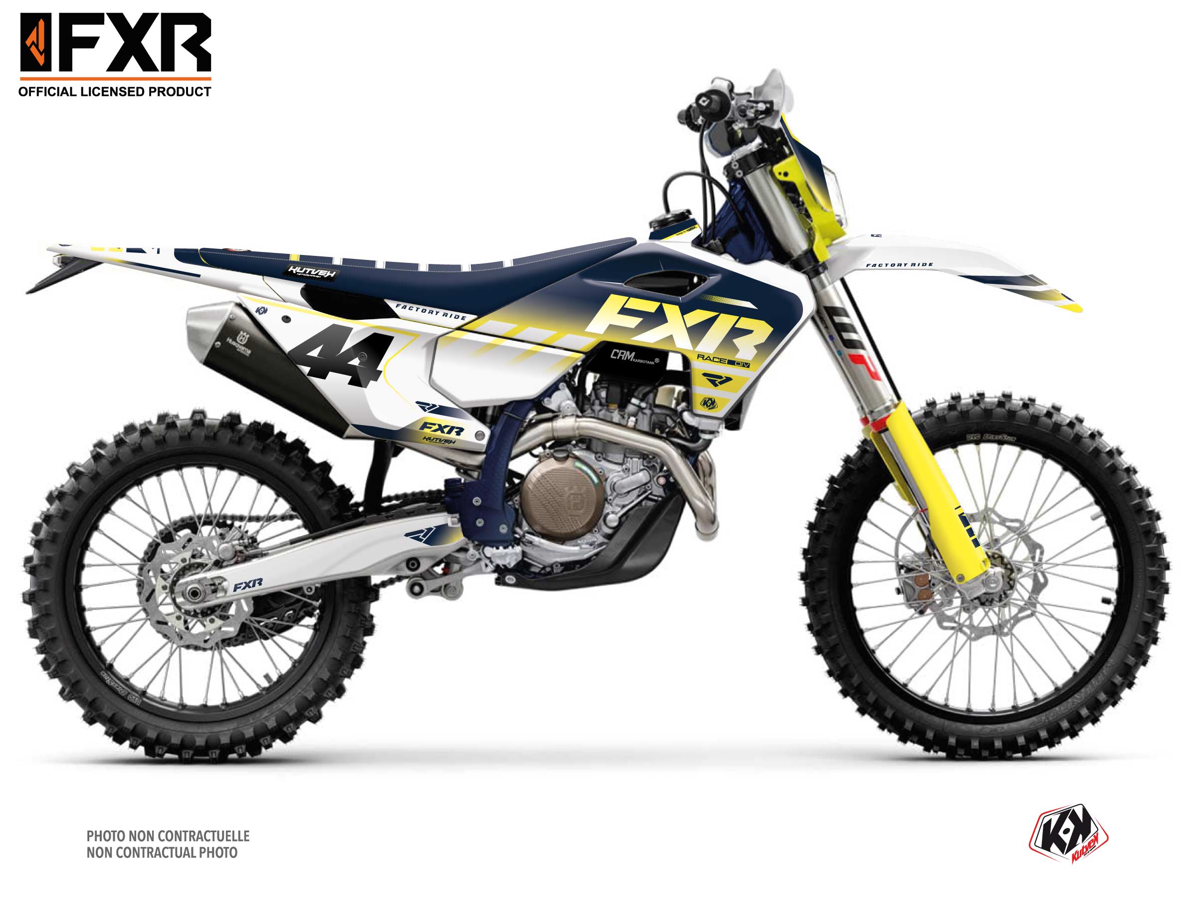 Husqvarna Fe 250 Dirt Bike Fxr Revo Graphic Kit White