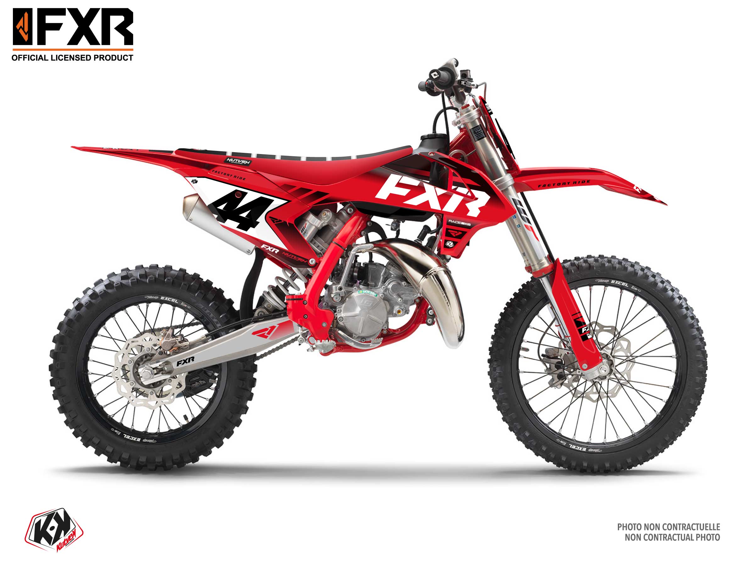 Kit Déco Motocross Fxr Revo Gasgas Mc 85 Rouge