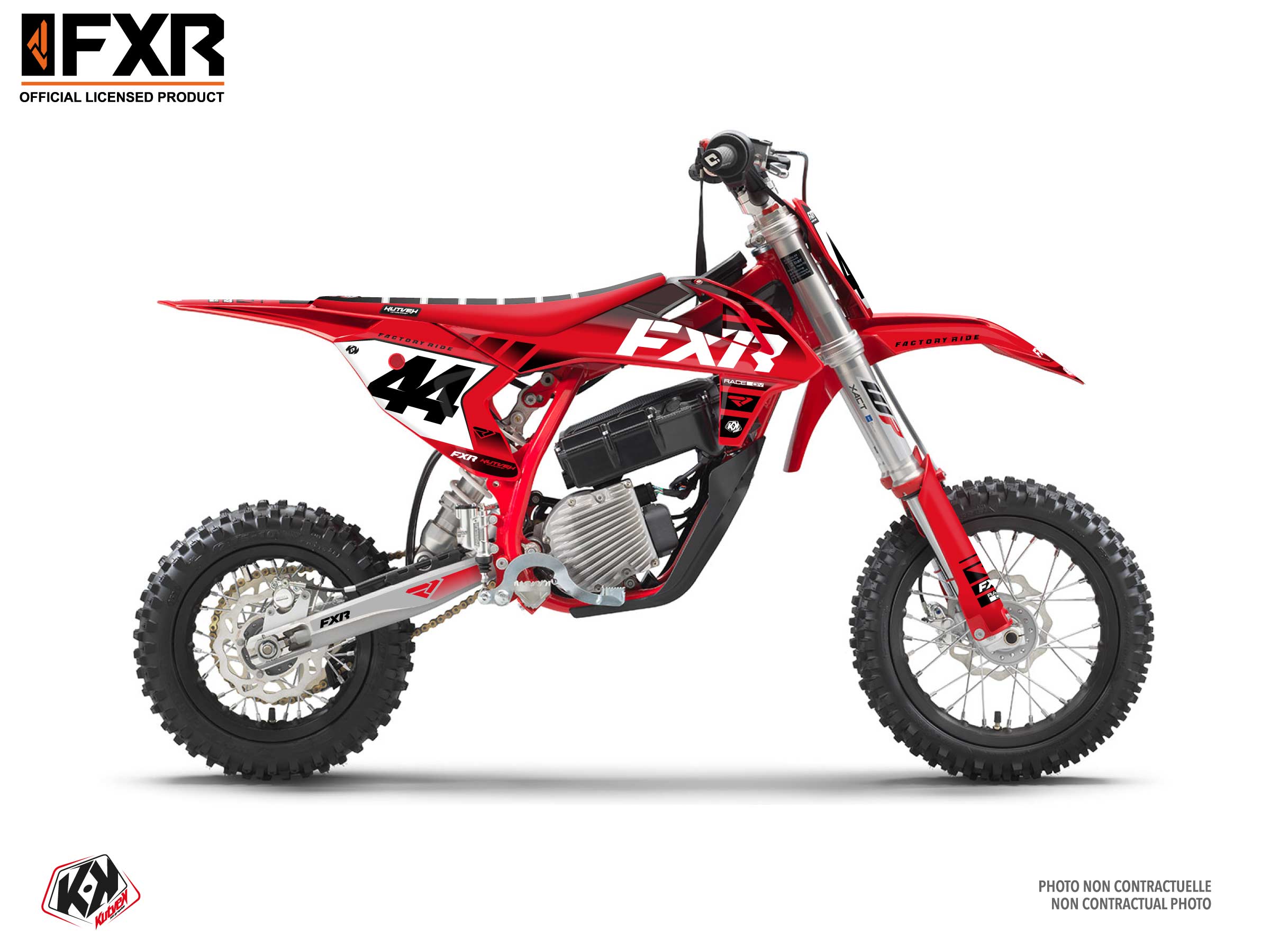 Kit Déco Motocross Fxr Revo Gasgas Mc-e 5 Rouge