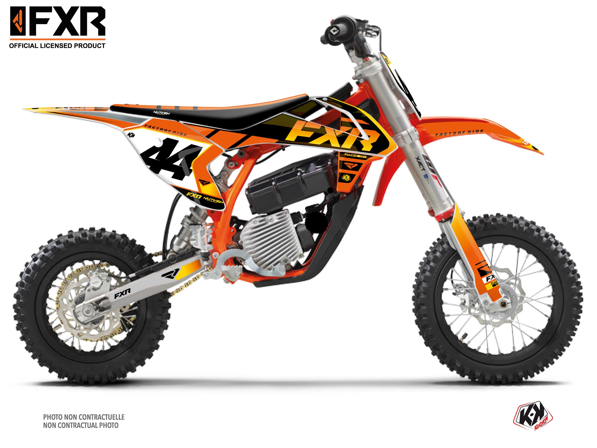 Kit Déco Motocross Fxr Revo Ktm Sx E 5 Orange