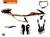 KTM 250 SX Dirt Bike Rift Graphic Kit Black Orange 