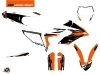 Kit Déco Moto Cross Rift KTM 350 FREERIDE Orange Noir