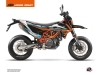 KTM 690 SMC R Dirt Bike Rift Graphic Kit Orange Blue