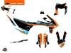 Kit Déco Moto Cross Rift KTM 690 SMC R Orange Bleu