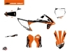 Kit Déco Moto Cross Rift KTM SX-E 5 Orange Noir