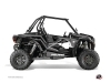 Polaris RZR 1000 UTV Rock Graphic Kit Black Grey