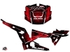 Polaris RZR 1000 UTV Rock Graphic Kit Black Red