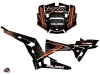 Polaris RZR 1000 Turbo UTV Rock Graphic Kit Black Orange