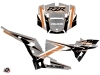 Polaris RZR 1000 Turbo UTV Rock Graphic Kit Orange Grey